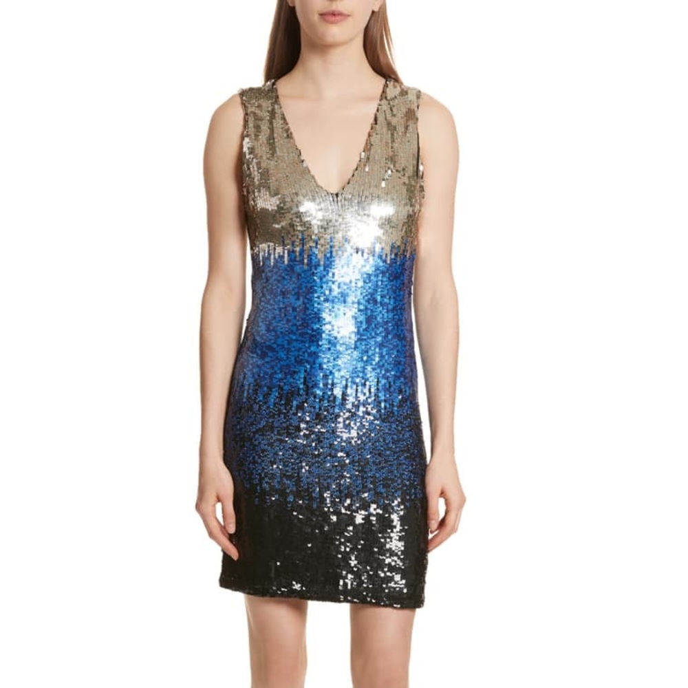 Alice + Olivia Nat Sequin Minidress